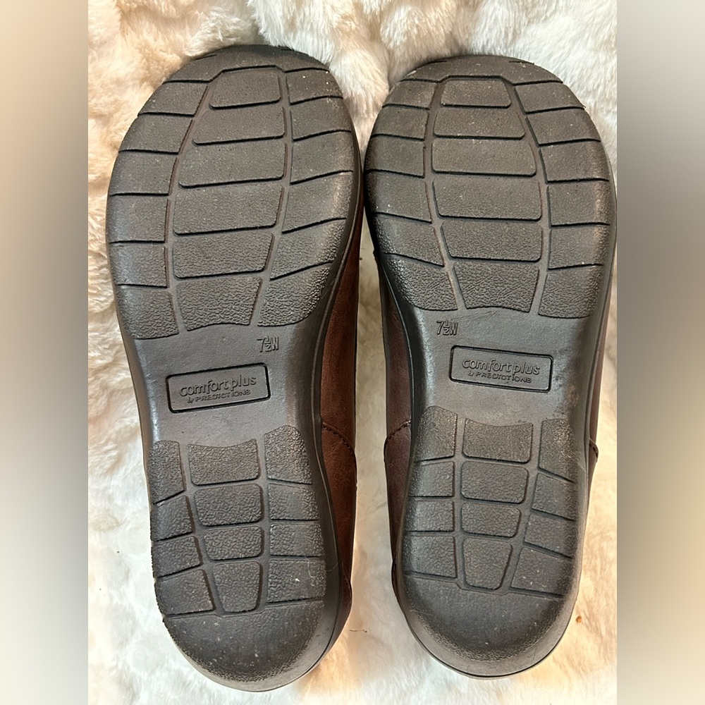 Women’s size 7.5 WIDE Comfort Plus by Predictions Dark Brown loafers - Picture 13 of 13
